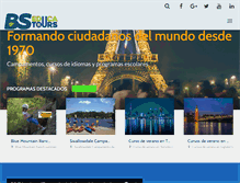 Tablet Screenshot of bseducatours.com